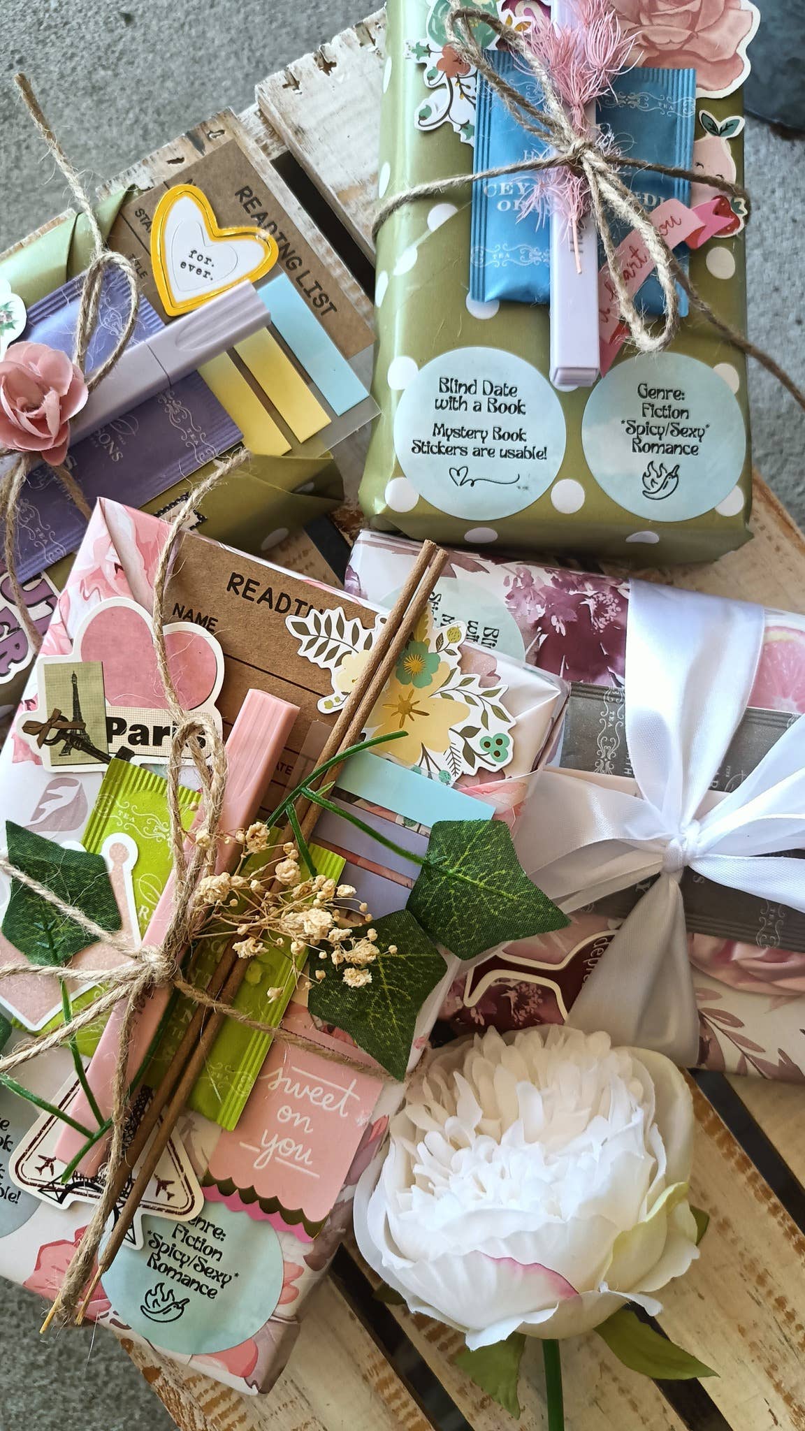 The Enchanted Envelope & Bookmobile - Blind Date with a Book ~ Mix of New and PreLoved Books