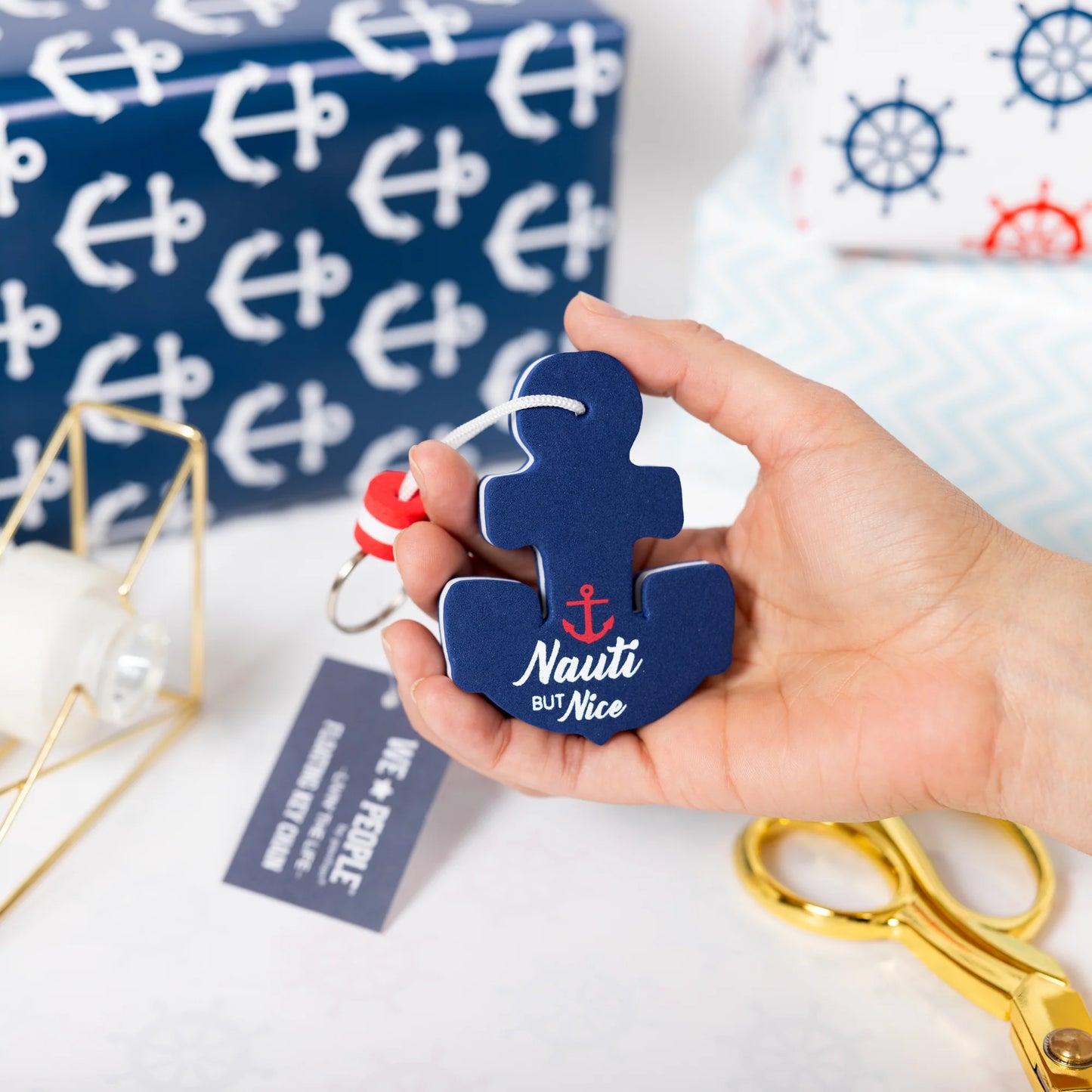 Nauti But Nice - Floating Key Chain