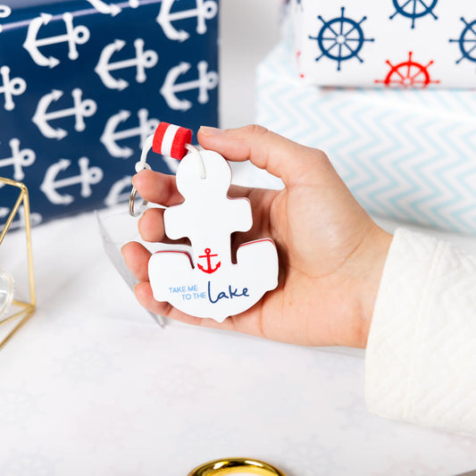 To The lake - Floating Key Chain