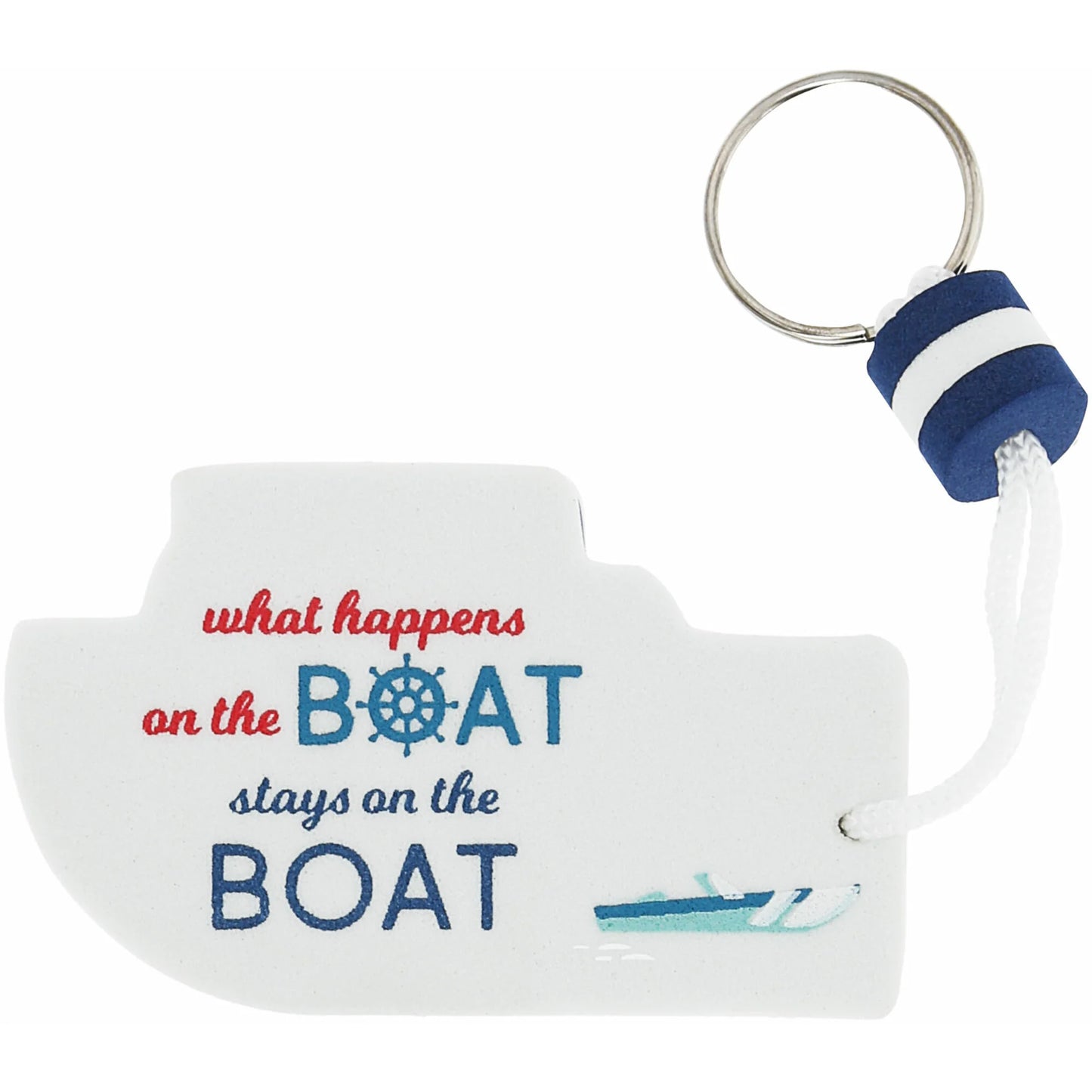 On The Boat - Floating Key Chain