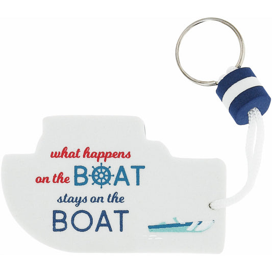 On The Boat - Floating Key Chain