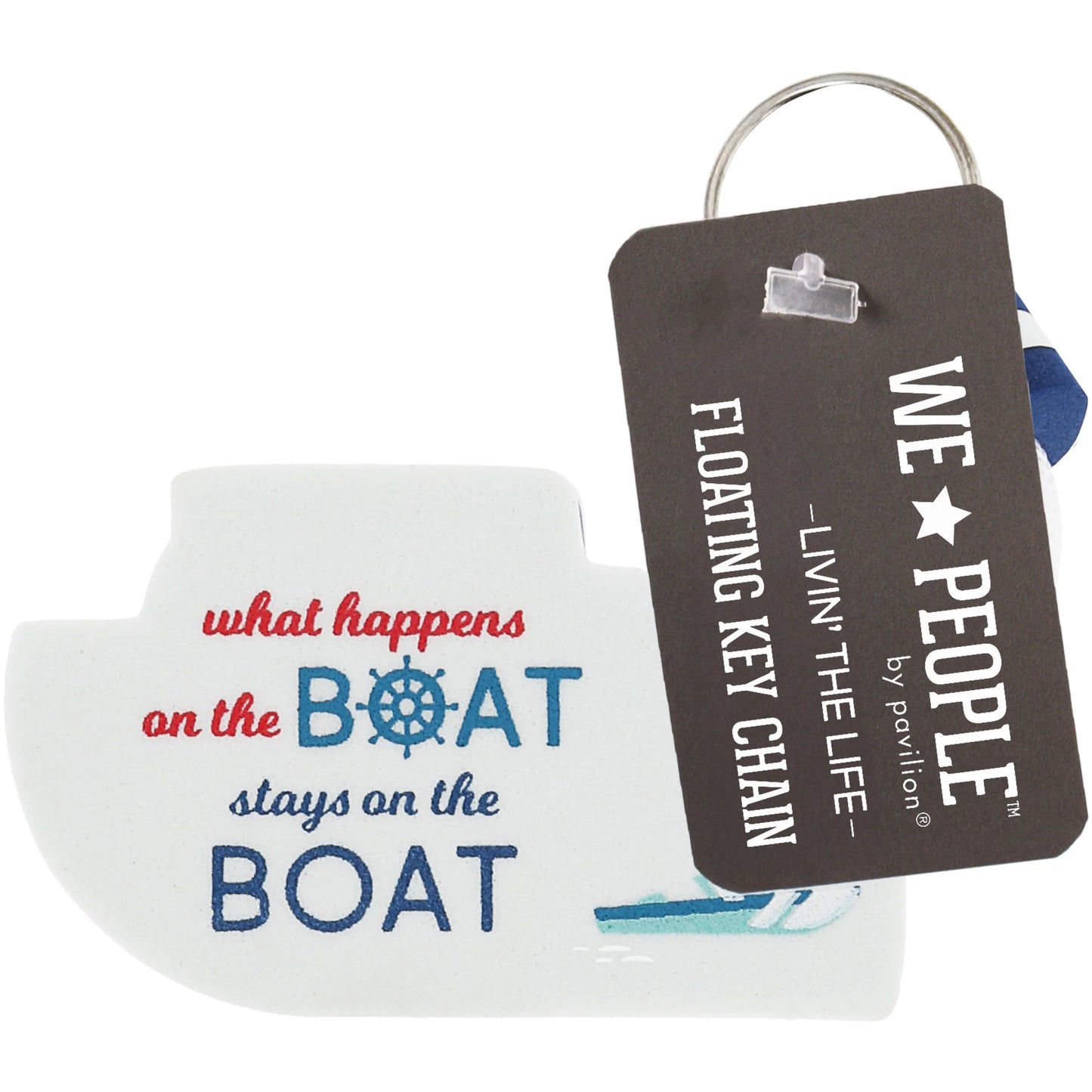 On The Boat - Floating Key Chain