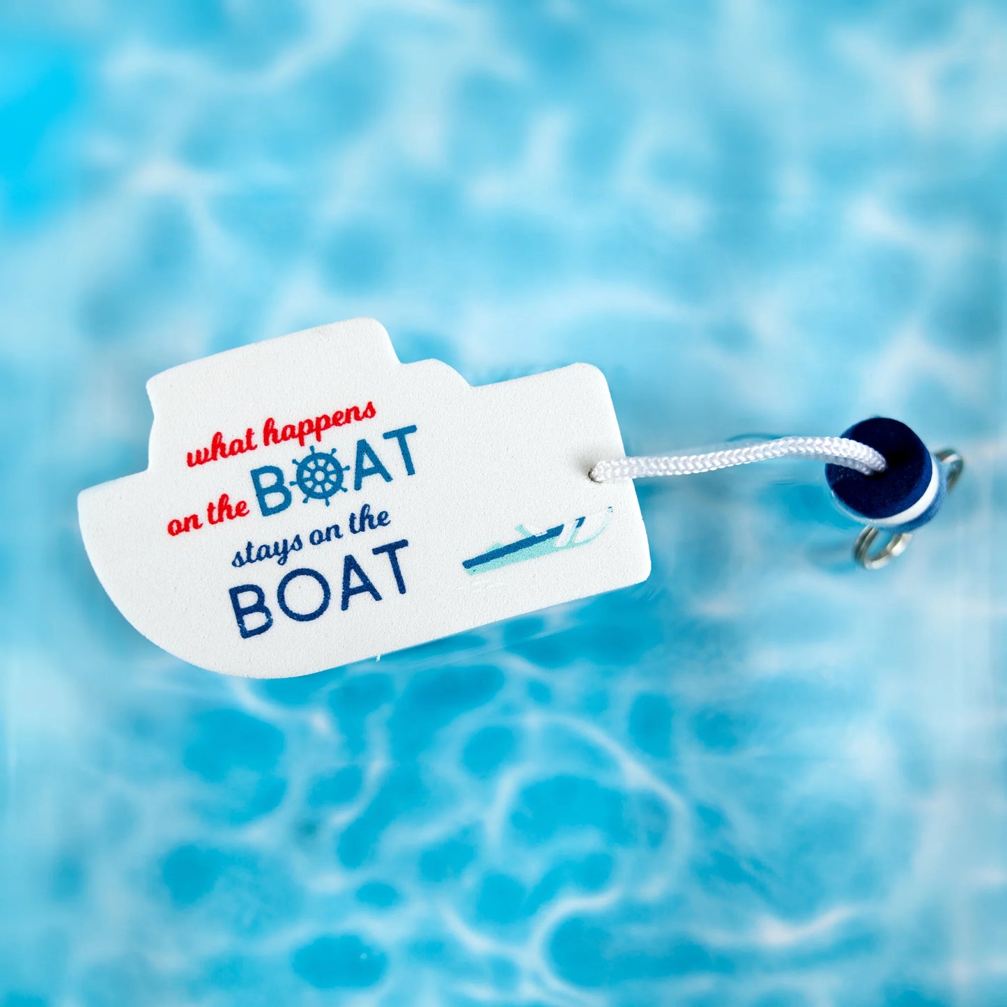 On The Boat - Floating Key Chain