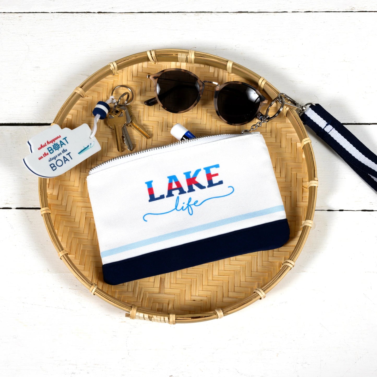 On The Boat - Floating Key Chain