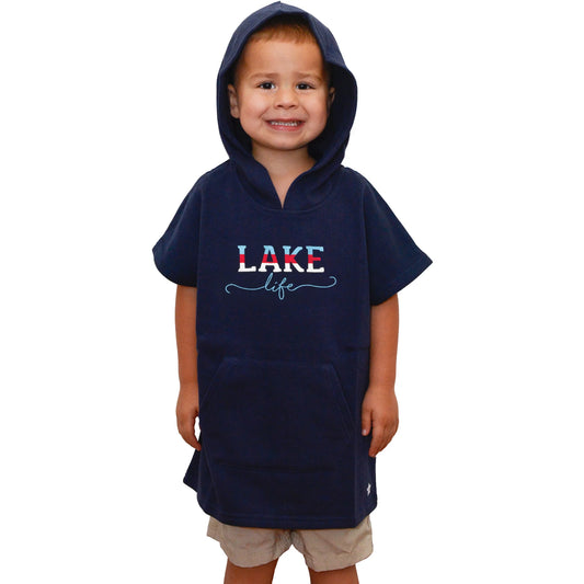 Lake Life - Hooded French Terry Cover Up Size: 2T-3T