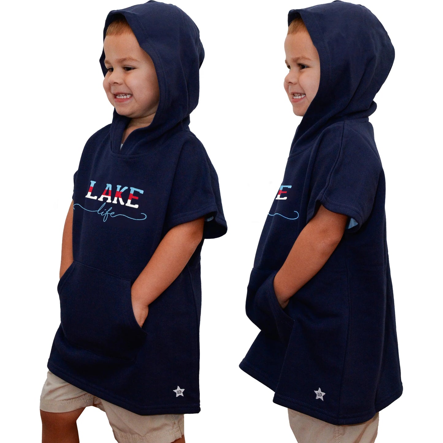 Lake Life - Hooded French Terry Cover Up Size: 2T-3T