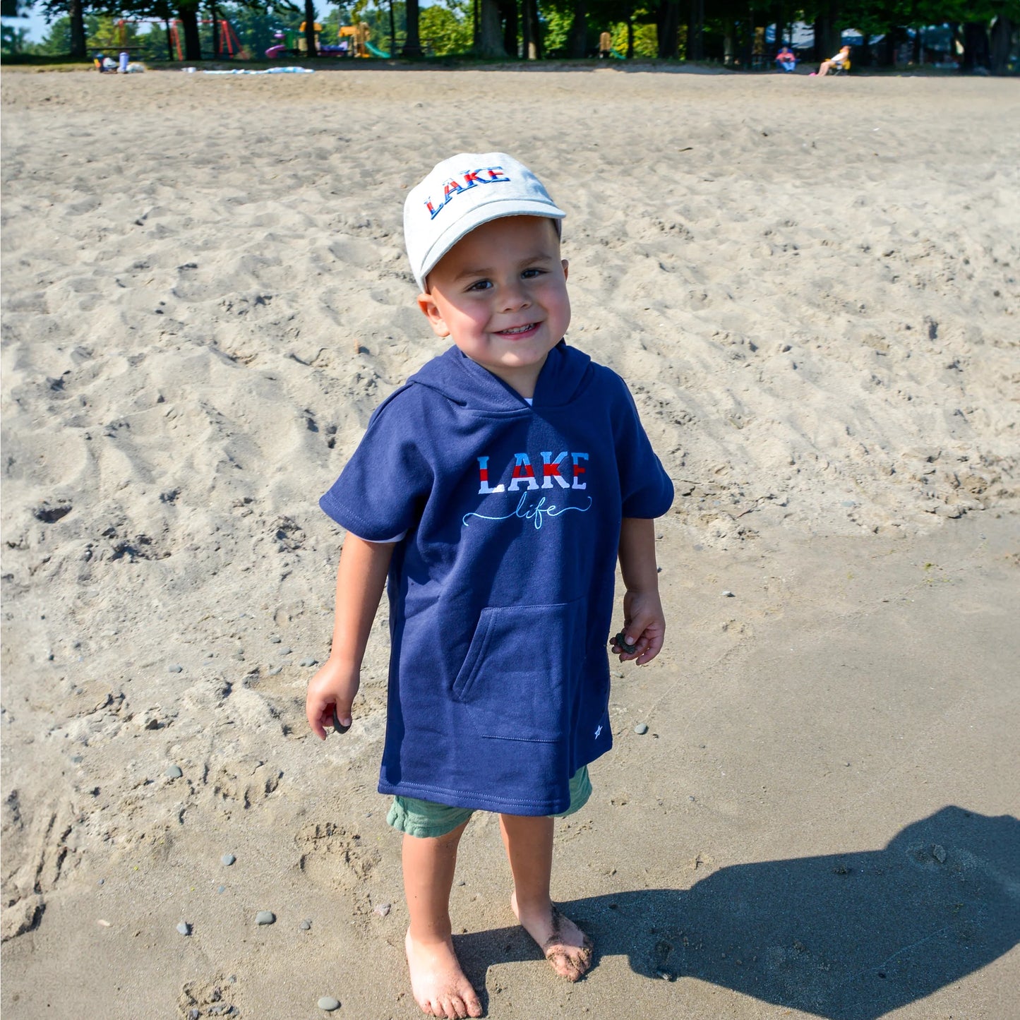 Lake Life - Hooded French Terry Cover Up Size: 2T-3T