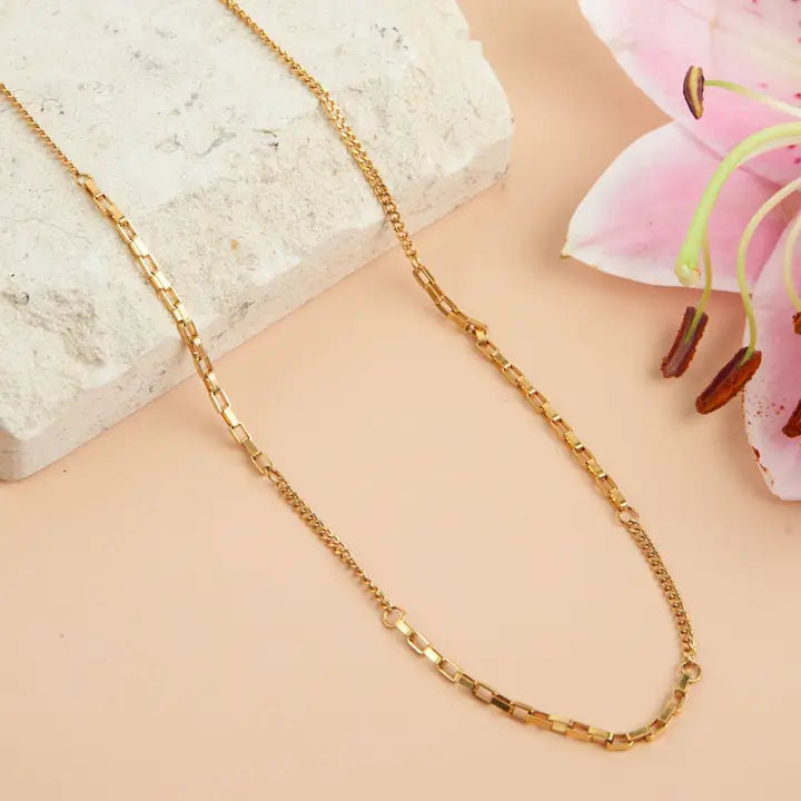 Multi Box Chain Necklace Narelle Waterproof Jewelry