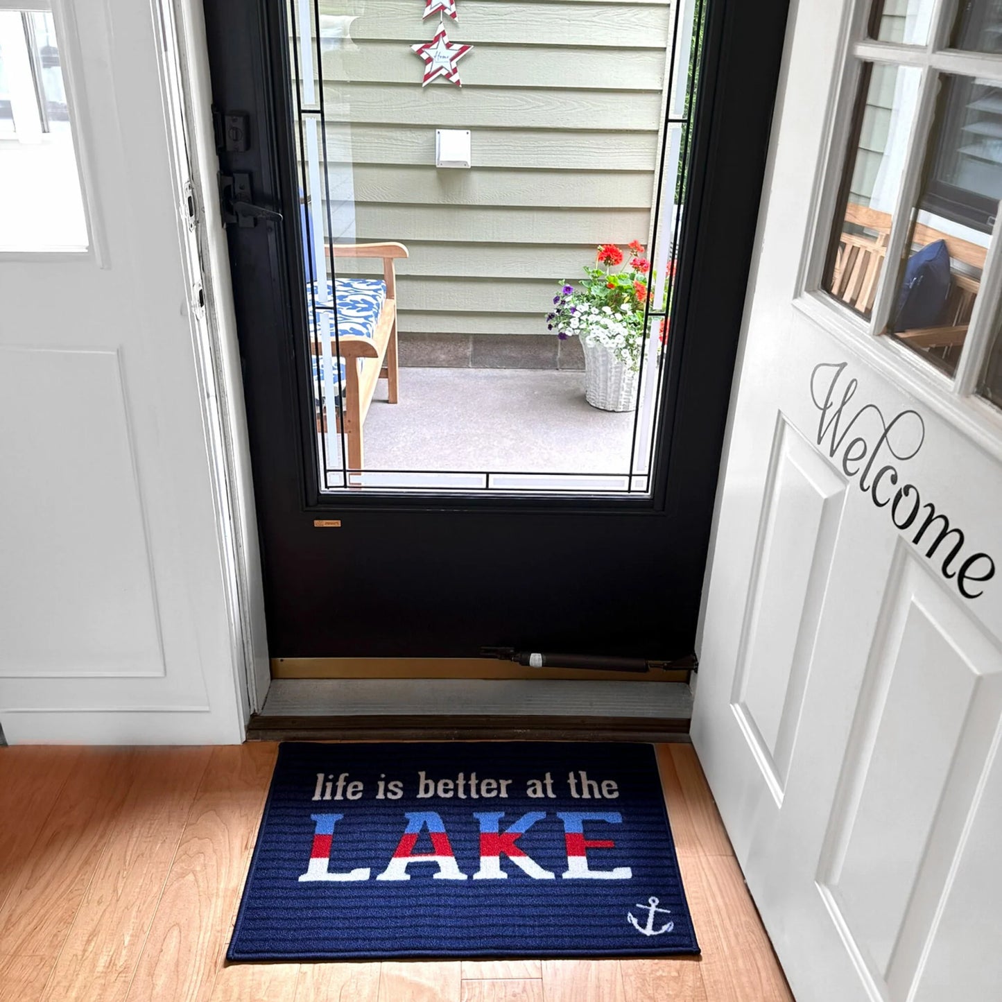 Life is Better At The Lake 27.5" x 17.75" Floor Mat
