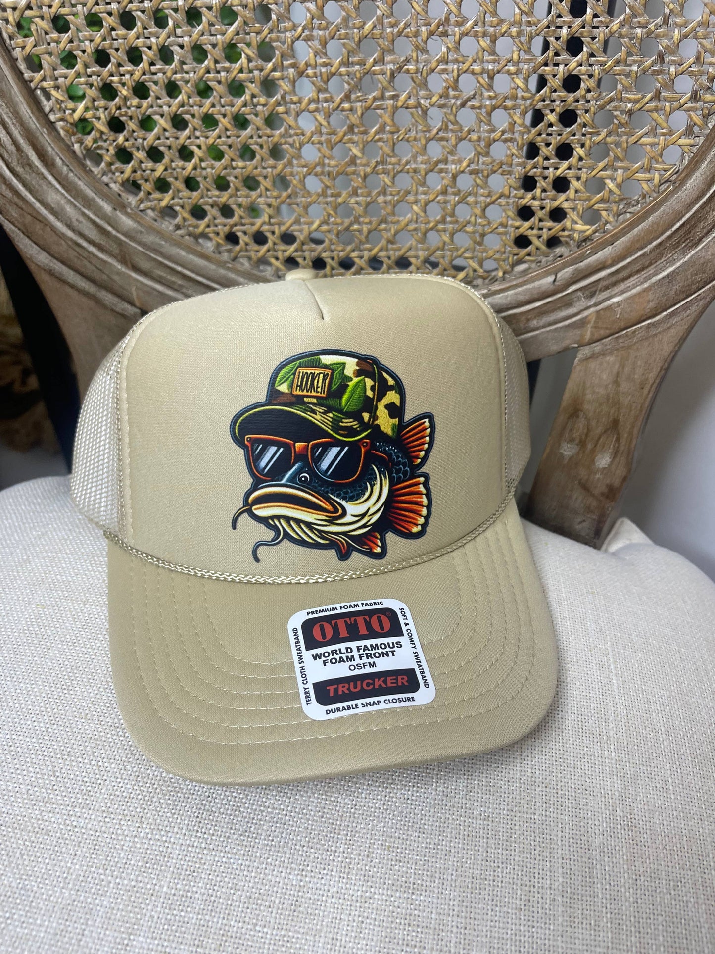 Hooker Bass Trucker Hat