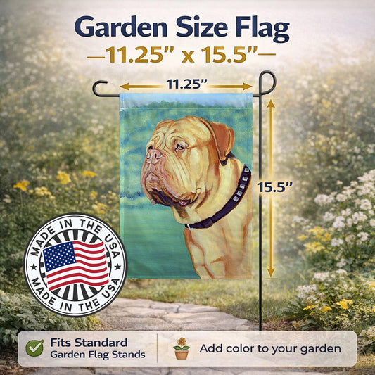 Dogue de Bordeaux Garden Flag – Decorative Outdoor Yard Flag