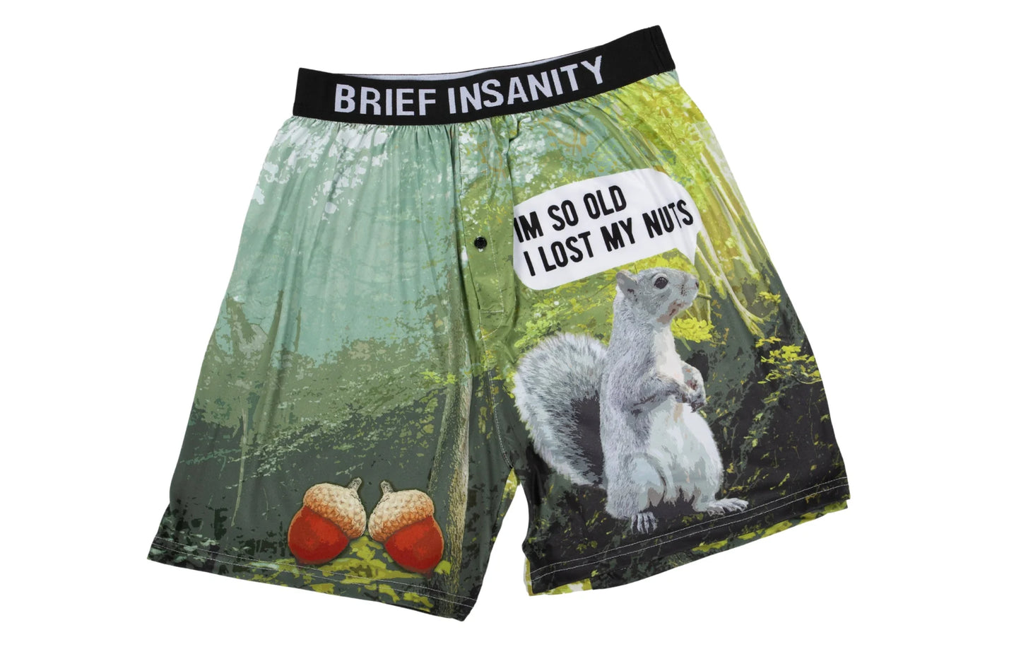 I'm So Old I Lost My Nuts Boxer Shorts Brief Insanity Pajama