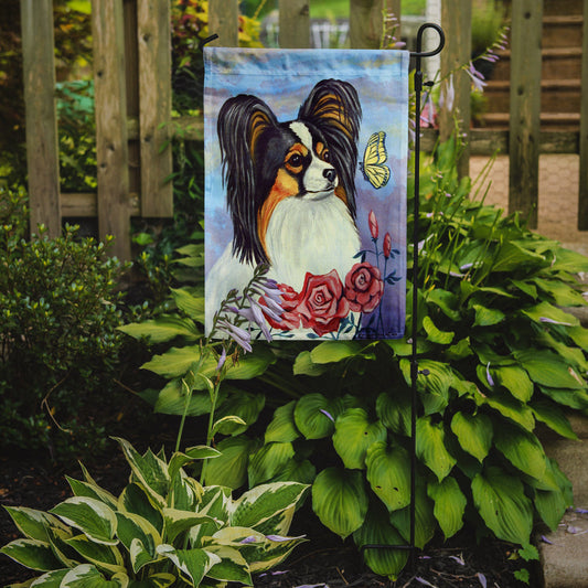 Papillon with Butterfly Garden Flag – Decorative Outdoor Yard Flag
