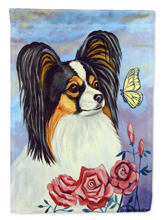 Papillon with Butterfly Garden Flag – Decorative Outdoor Yard Flag