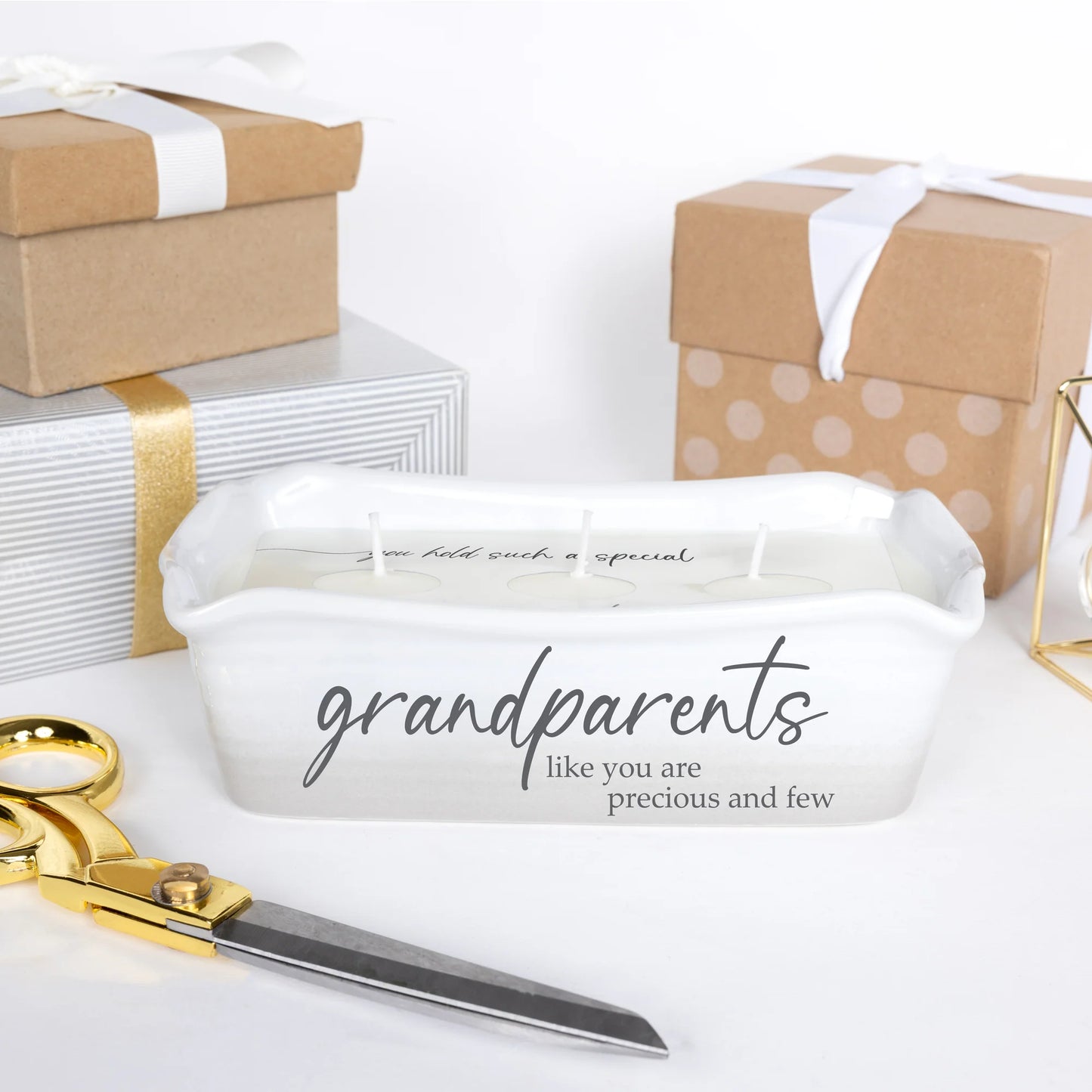 Grandparents 12 oz - 100% Soy Wax Reveal Triple Wick Candle Scent: Tranquility
