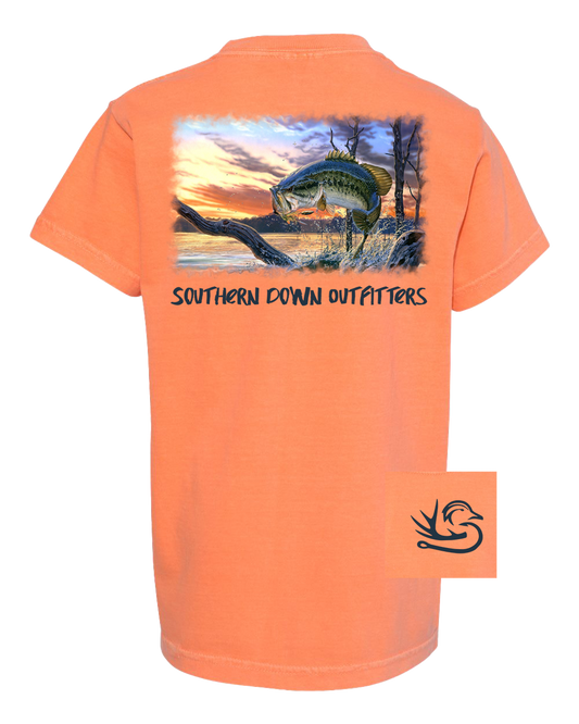 Bass Jumping Youth Tee Southern Down Outfitters