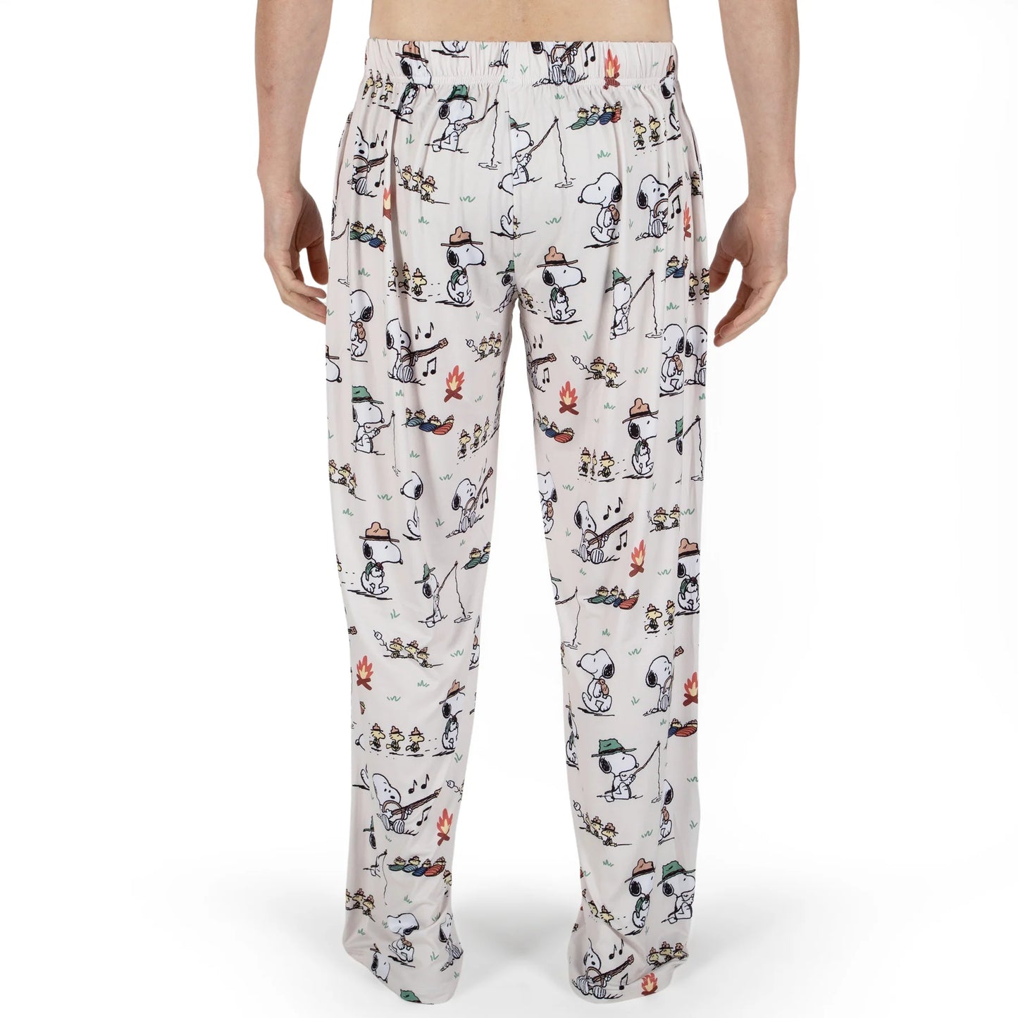 Snoopy Camping Badge Lounge Pants Brief Insanity Pajama Pant
