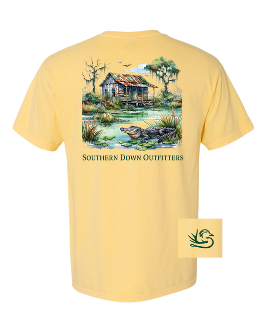 Swamp Shack Men's Short Sleeve Southern Down Outfitters Tee