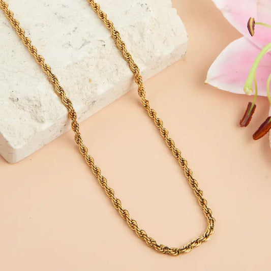 18" Rope Chain Necklace Narelle Waterproof Jewelry