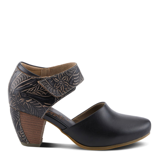 Toolie Black Sandal by L`ARTISTE