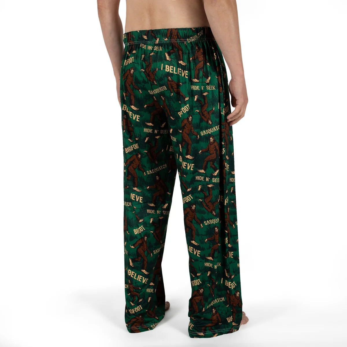 Bigfoot Forest Green Brief Insanity Lounge Pajama Pant