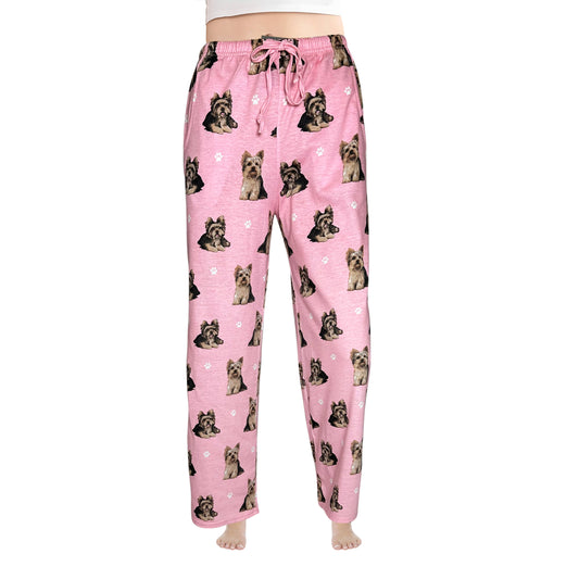 Yorkie Pajama Bottoms - Pet Lover Pajama Pants