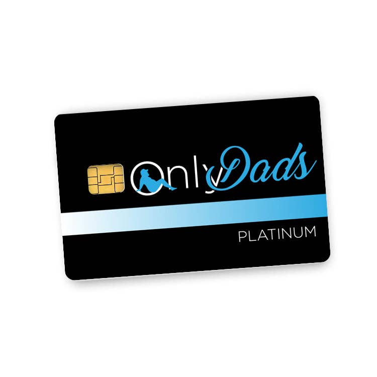 Only Dads Credit Card Skin Decal