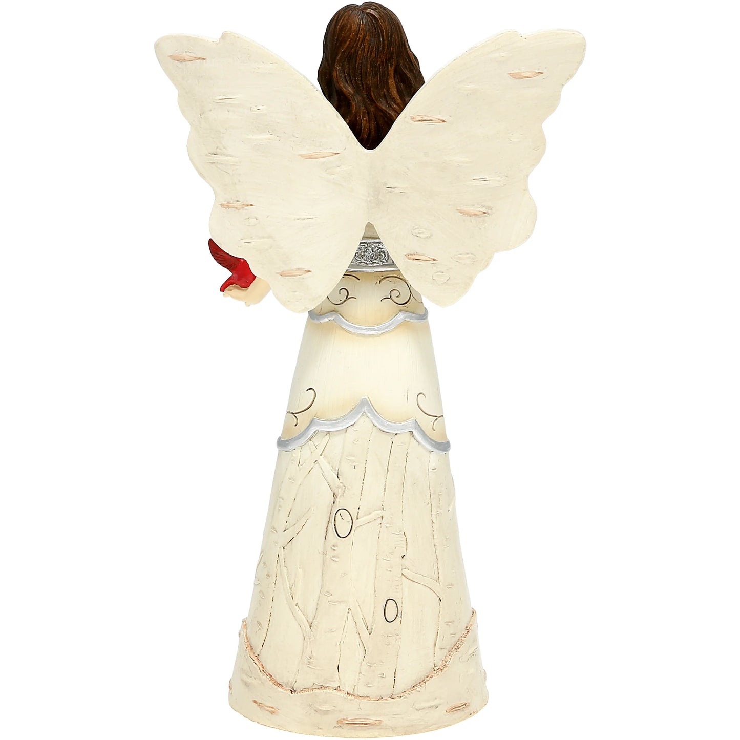 Cardinals Appear 7.5" Angel with Cardinals Figurine