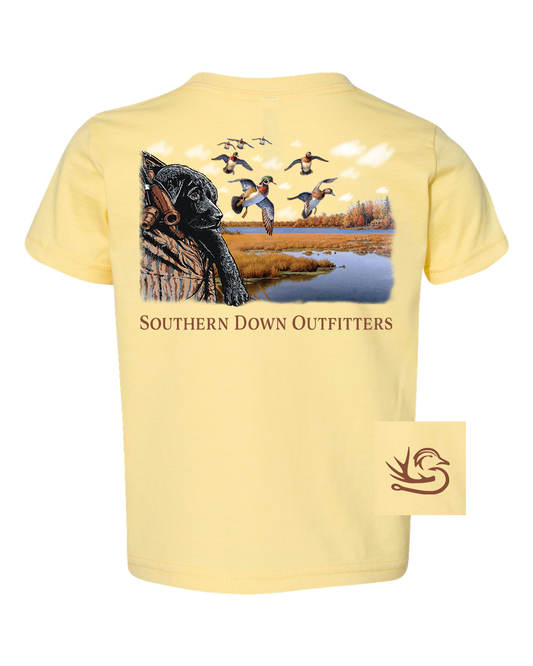 Puppy Woodies Toddler Southern Down Outfitters Short Sleeve Tee
