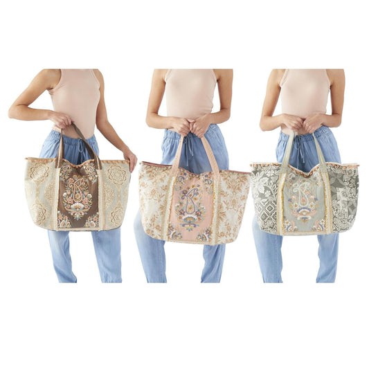 Pastel Paisley Tote by K&K Interiors