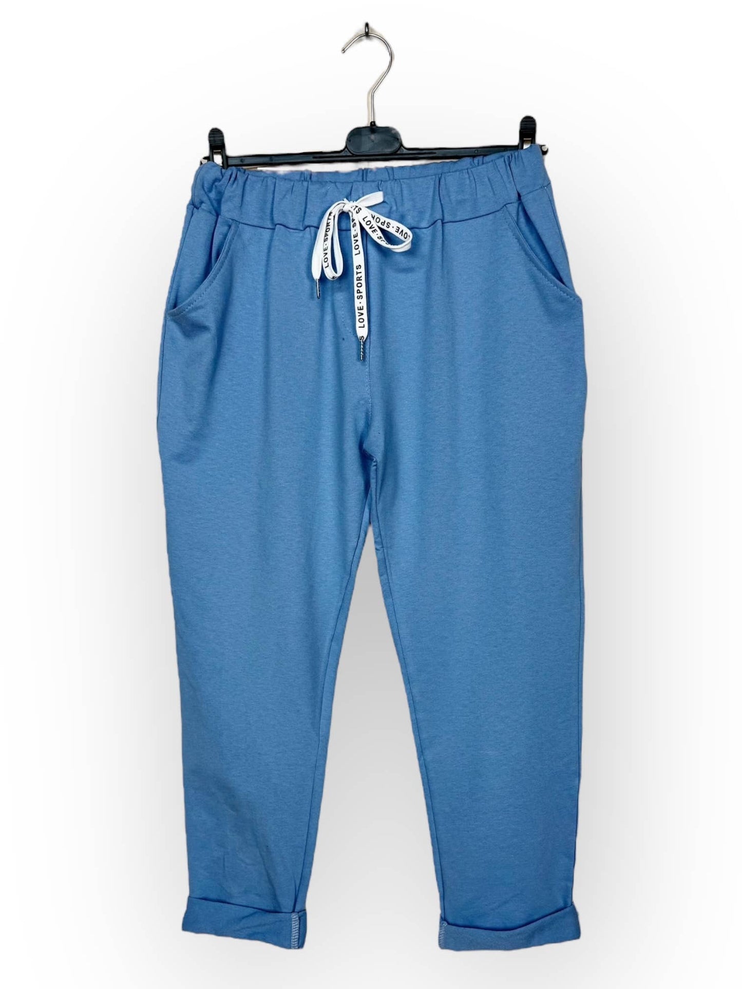 Cotton jogger pants with pockets Casual Made in Italy