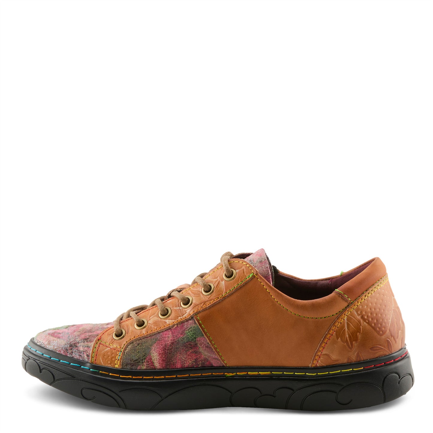 Danli-Bloom French inspired zippered sneaker by L`Artiste