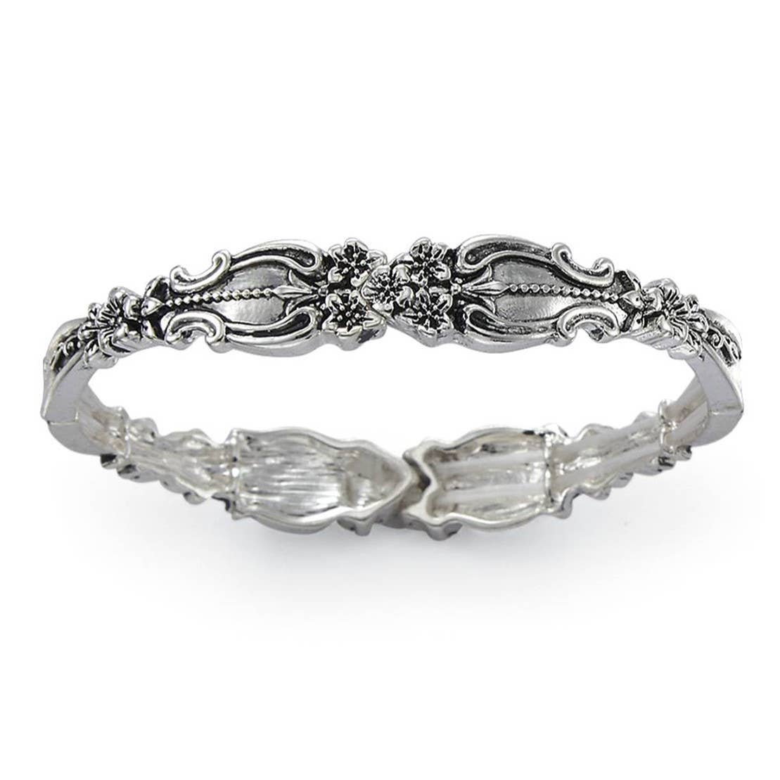 Antiqued Spoon Stretch Bracelet