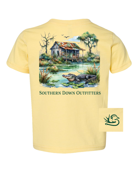 Swamp Shack Toddler Southern Down Outfitters Short Sleeve Tee