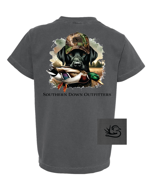Duck Hat Dog Youth Southern Down Outfitters Short Sleeve Tee