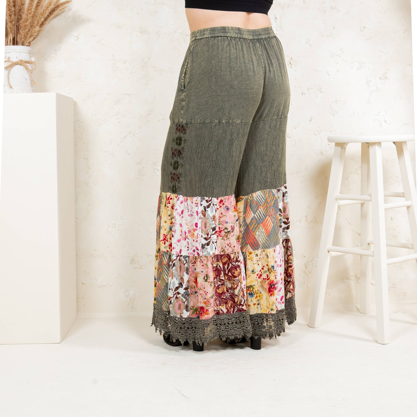 60's Bohemian Bell Bottom Pants