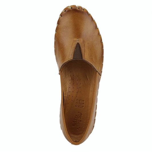 Kathaleta Brown Slip-On Shoe by SPRING STEP
