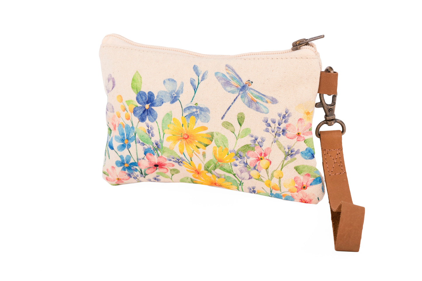 Bloom Cott N Curls Canvas Wristlet Purse
