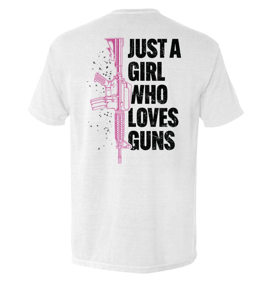 Shield Republic - Just A Girl Who Loves Guns Women's Tee