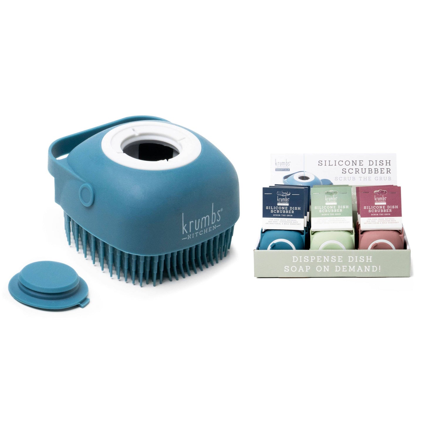 KrumbsKitchen® Silicone Dish Scrubber