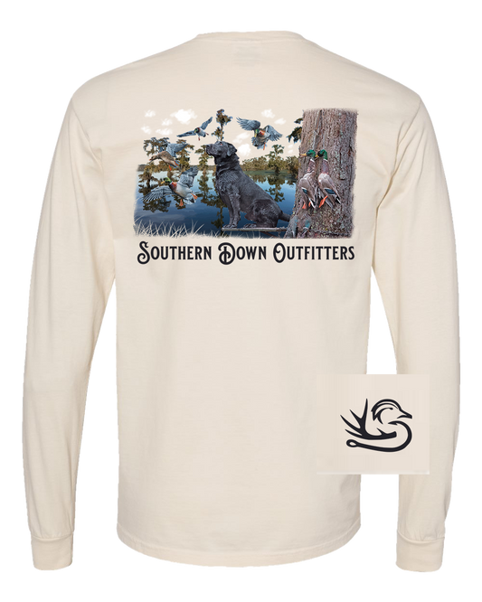 Black Lab Swamp Long Sleeve Tee