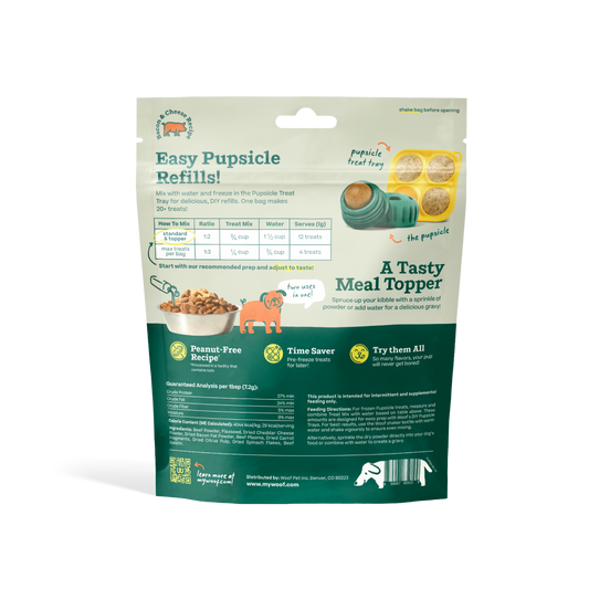 Woof - Pupsicle Treat Mix - Bacon & Cheese