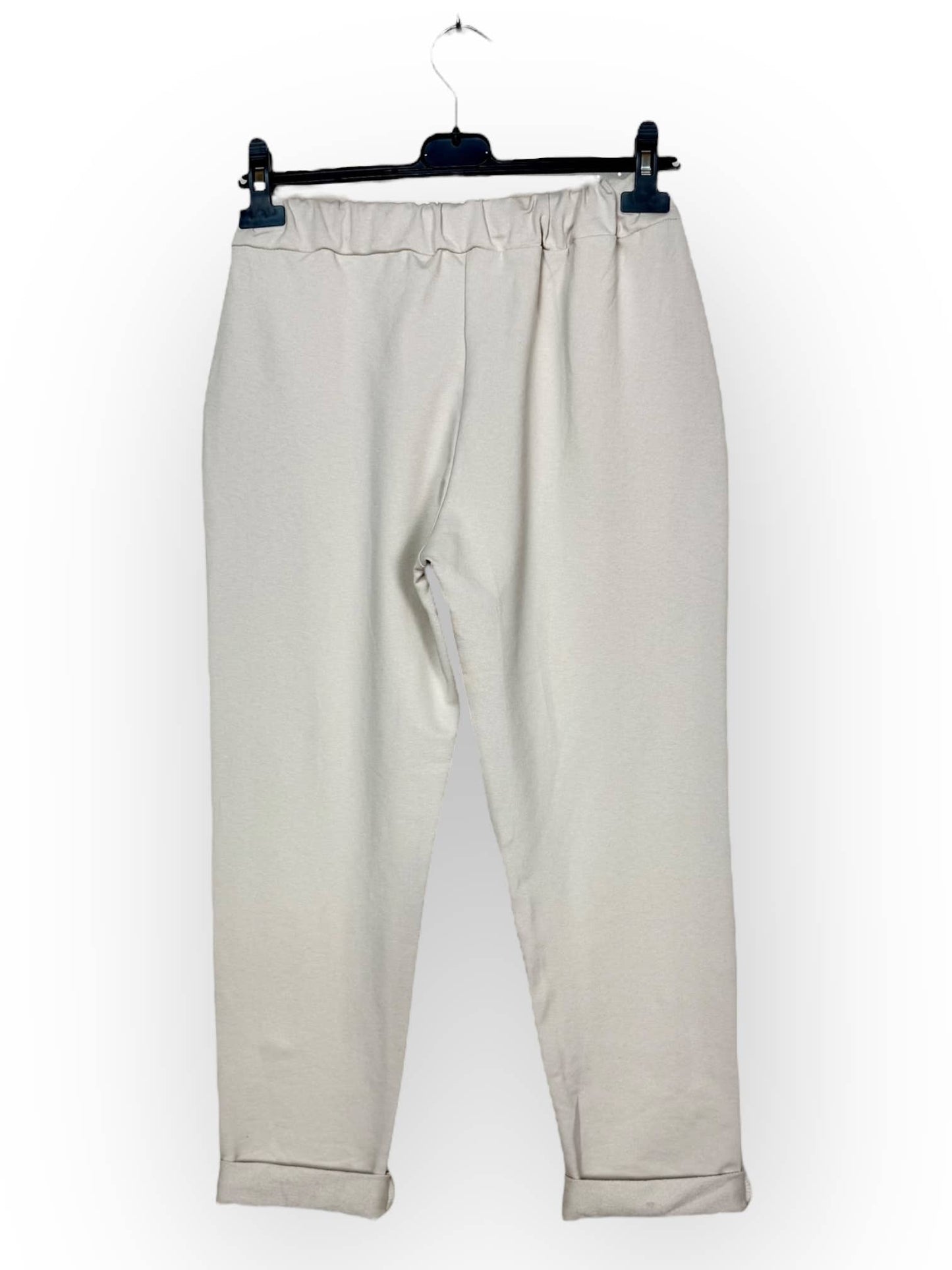 Cotton jogger pants with pockets Casual Made in Italy