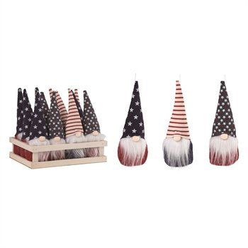 Plush Uncle Sam Gnome Ornaments