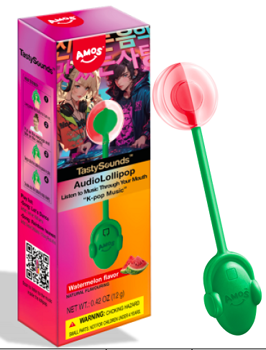 Amos Tasty Sounds KPOP Audio Lollipop Watermelon