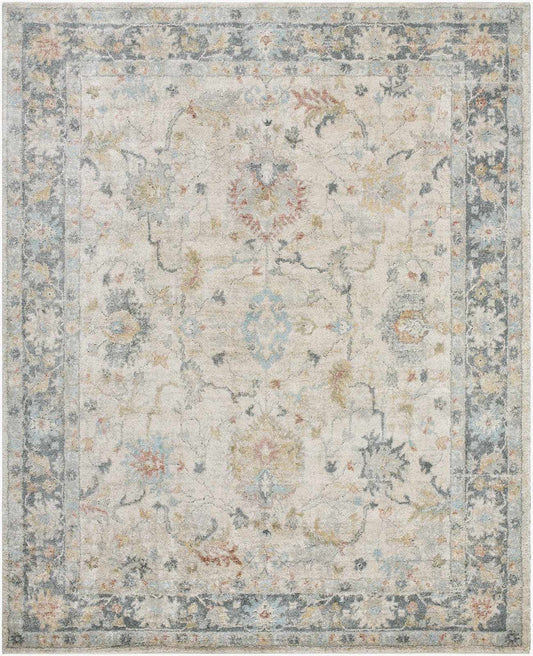 Ahmaud Beige & Light Gray Thick Luxe Area Rug