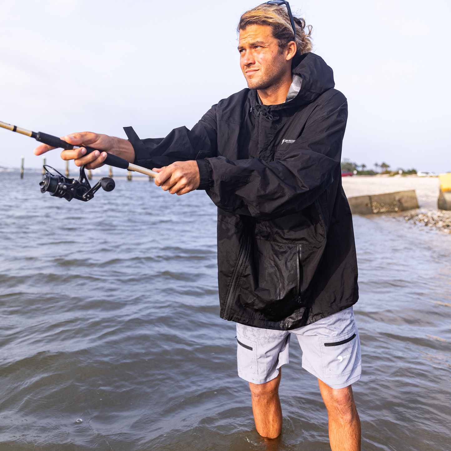 Angler - Waterproof Pocket Outdoor Shorts by Dry Pocket Apparel