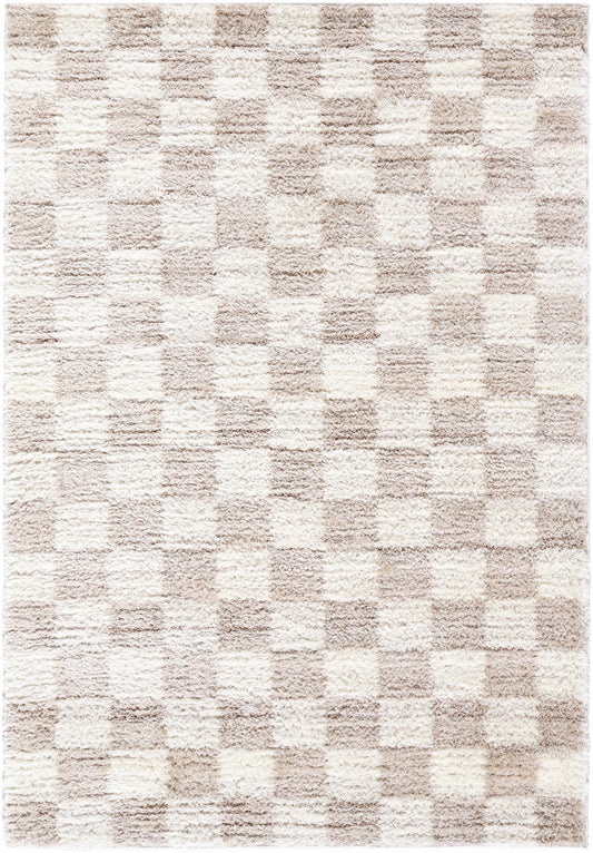 Belita Cream Luxe Shag Area Rug