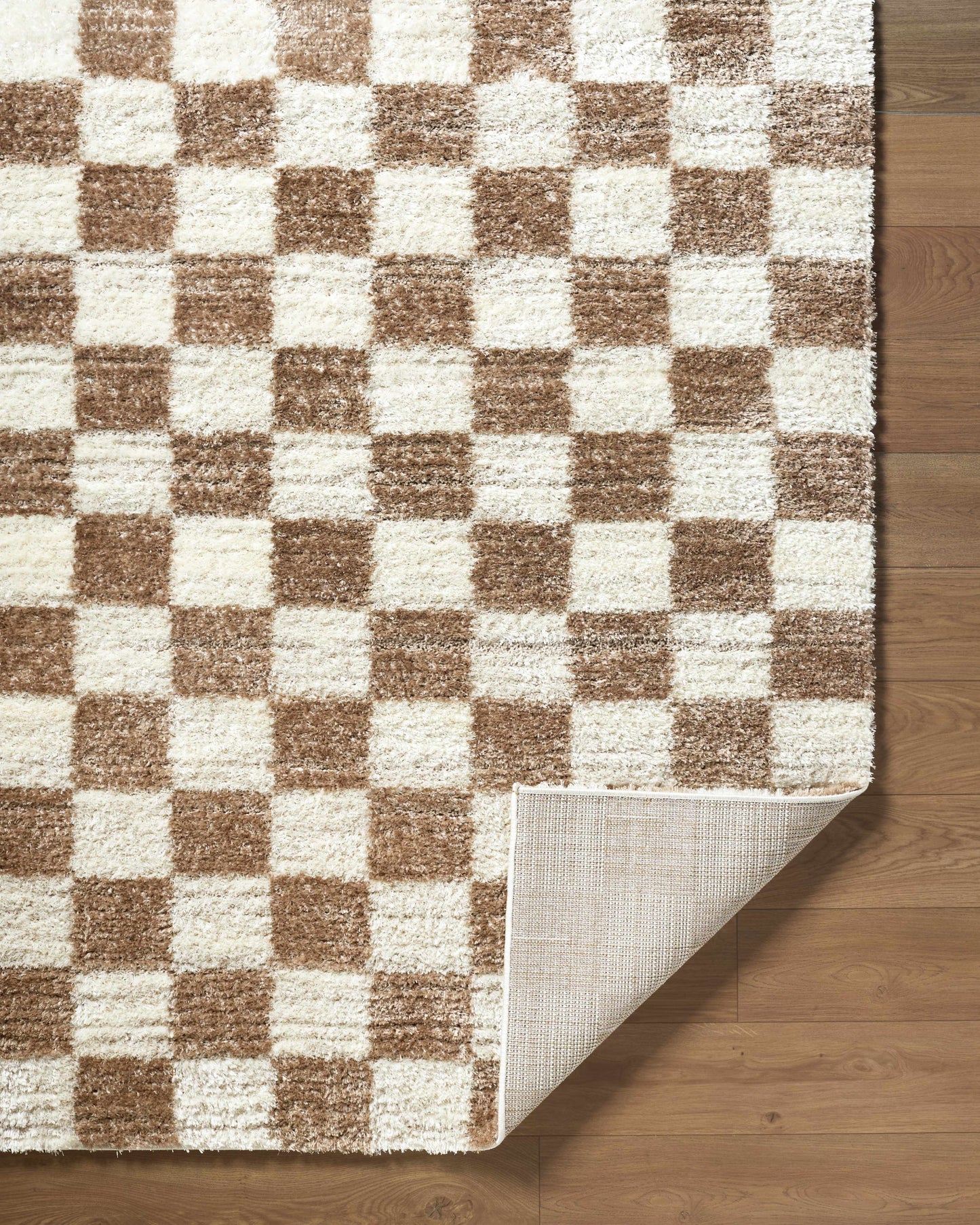 Belita Cream Luxe Shag Area Rug