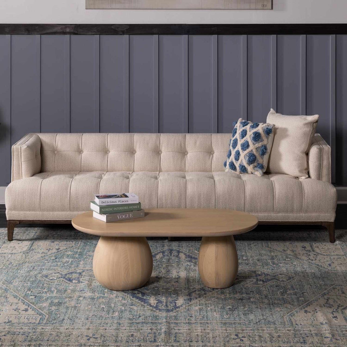 Byers Handmade Cotton-blend Aqua Rug